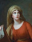 elisabeth vigee-lebrun Lady Hamilton as the Persian Sibyl oil